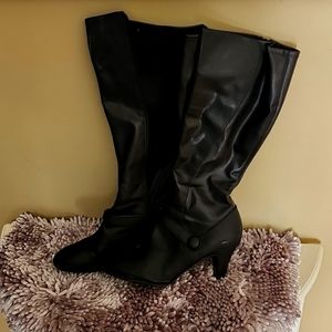 Tall Black Naturalizer boots